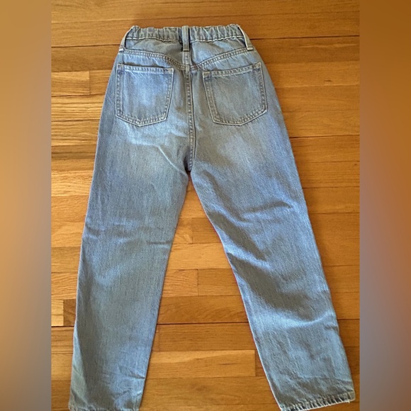 Girls Old Navy High Rise Slouchy Straight distressed jeans - Picture 6 of 6